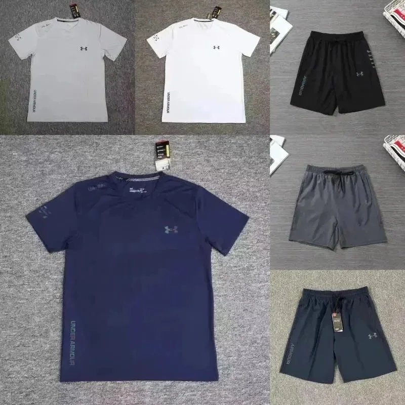Under Armour T-shirt/TEE & Shorts Summer Set New fashion Joker suit 002