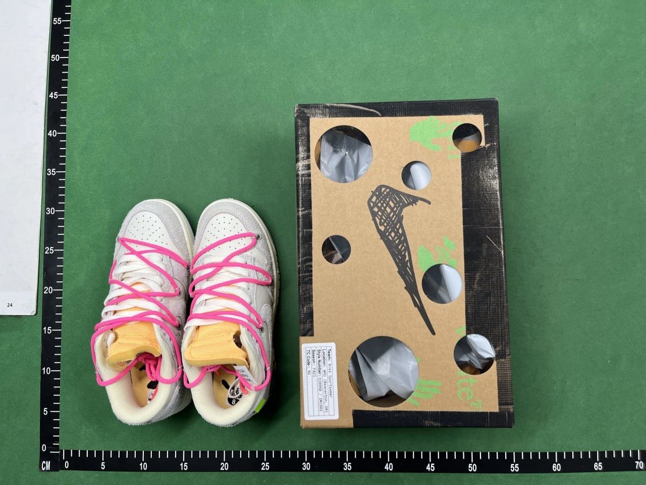 OFF-WHITE x Nike DUNK shoes  LY13 original joint fashion Joker shoes