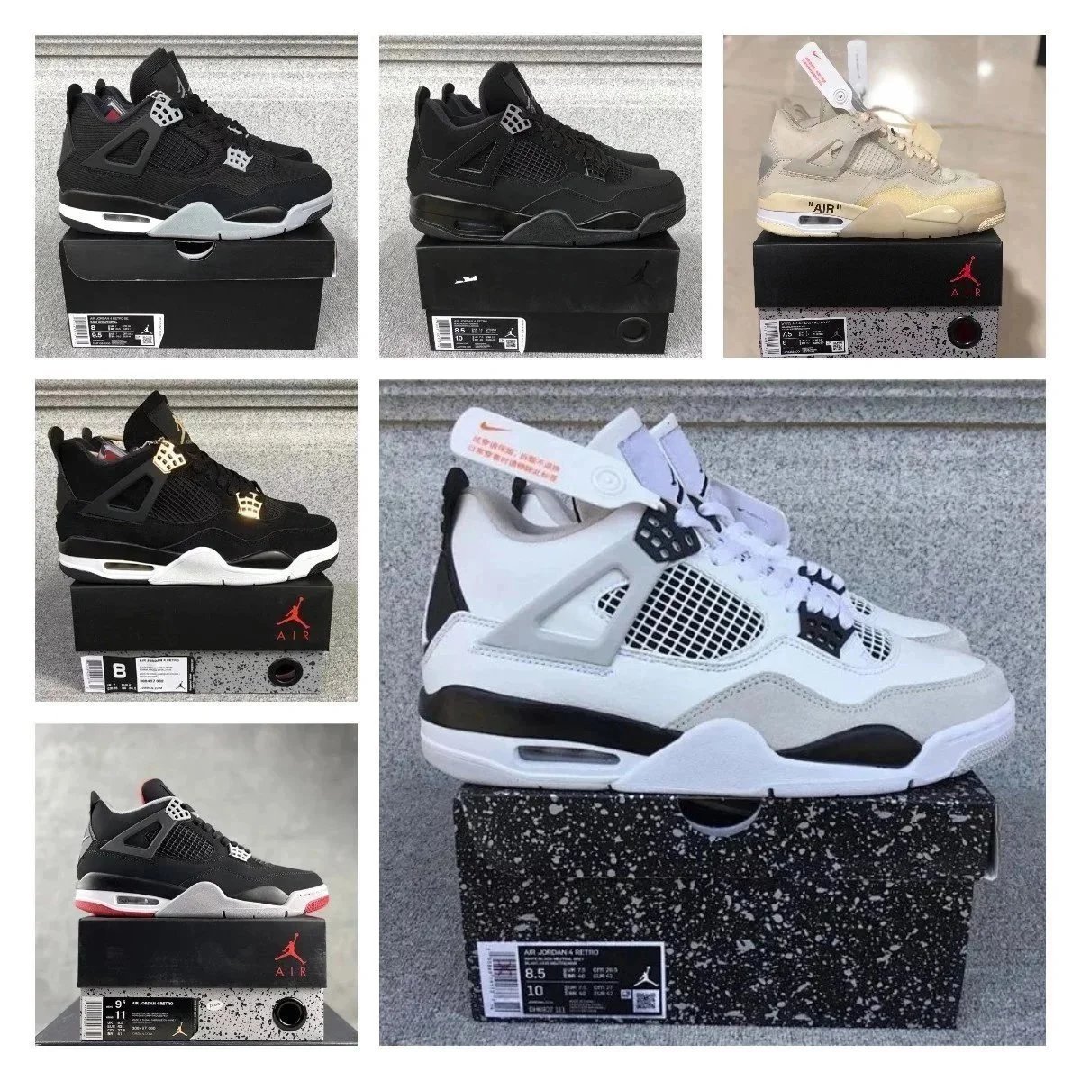  Air Jordan 4  shoes  CL Version Casual Shoes Sneakers107
