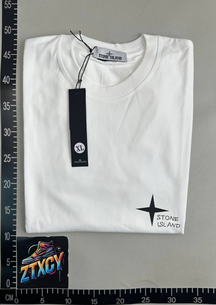 New Style Fine Matte Cotton Printed Letter T-shirt Casual All-match JS for Men and Women