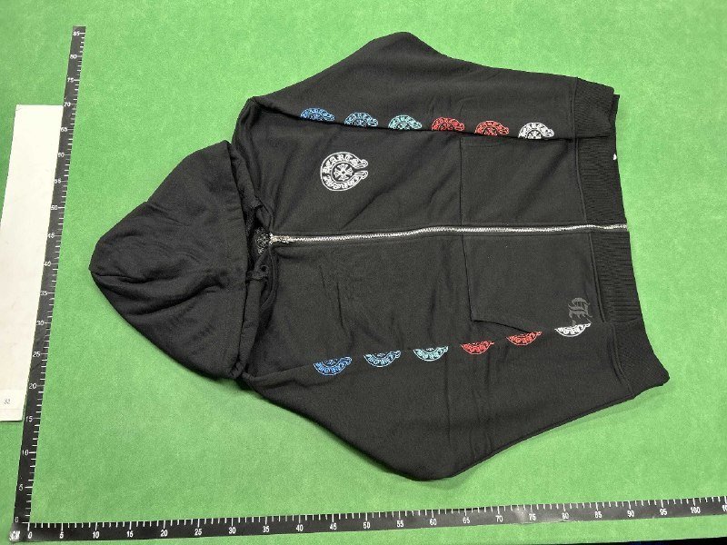 Youth Fashion Youth Fashion Shoes Foreign Trade Fashion Brand Ke Luo Pure Cotton Trash Zipper Cardigan Hoodie in stock